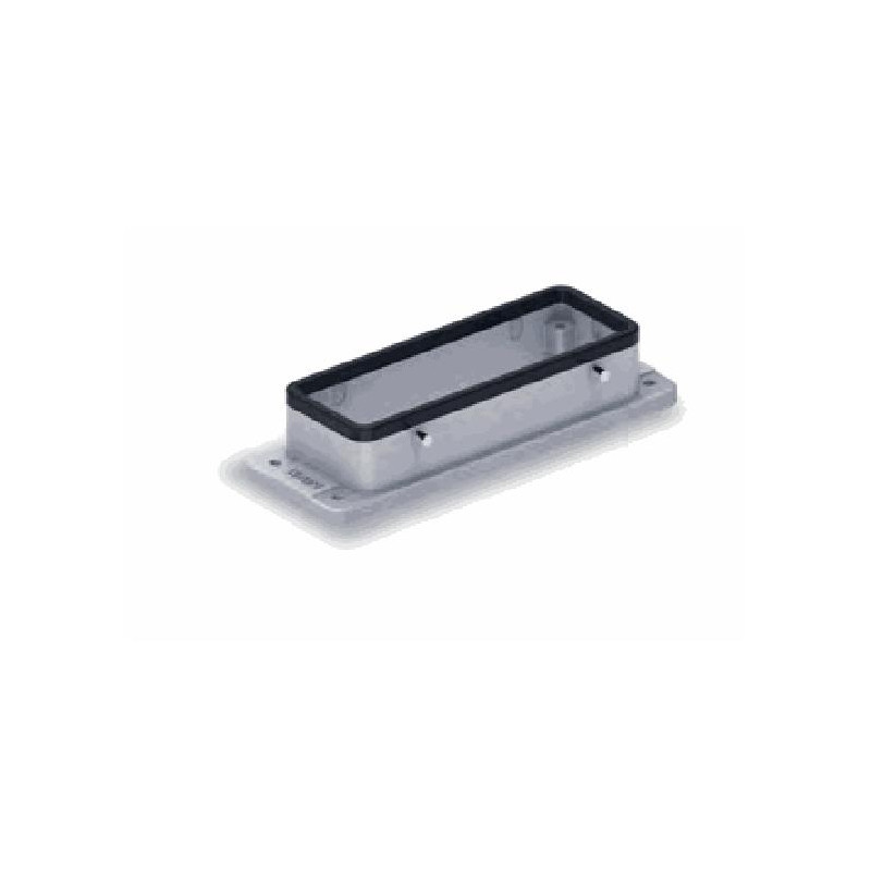 Embase encastrée 24B, Aluminium moulé sous pression, IP67, Sortie basse